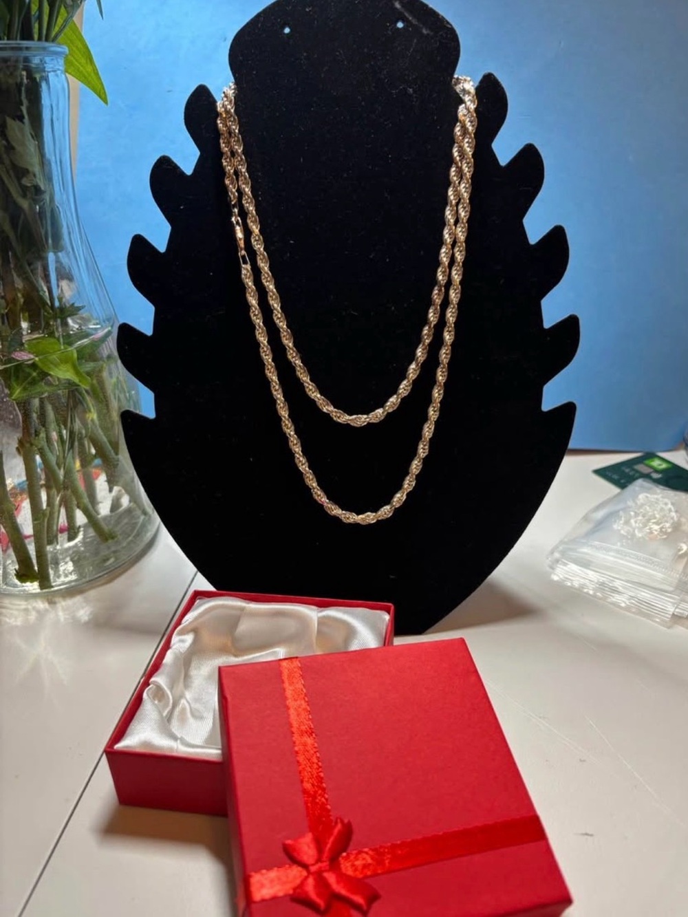 36 Inch 925 Sterling Silver Rope Chain Necklace (66.5g)